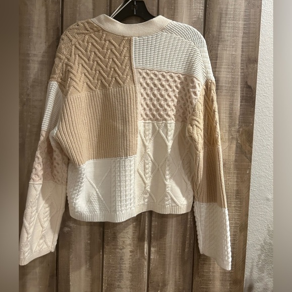 Rails Reese Colorblock Mixed Stitch Cardigan, S - Picture 6 of 8